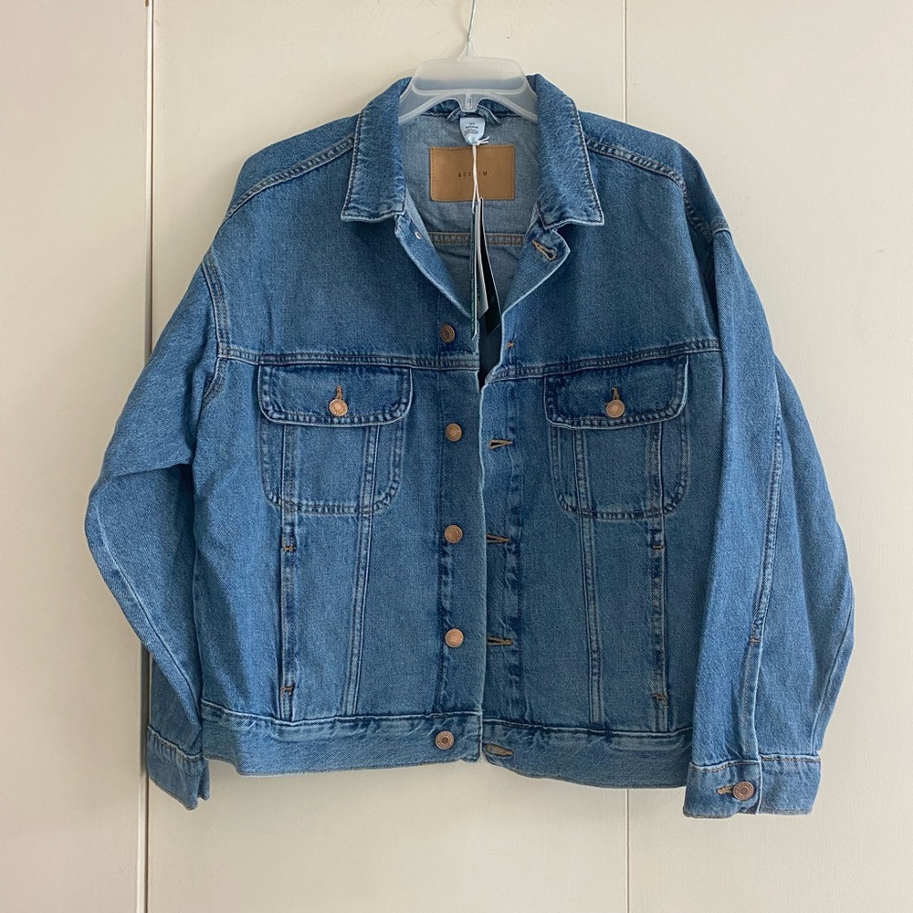 Brand new H&M (&Denim) oversized Denim Jacket (Size X-Small, NWT)